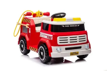 Kinderfahrzeug, Elektro Auto, Feuerwehr, 12V7AH Akku,4 Motoren- 2,4Ghz Fernsteuerung, MP3+Sirene -911P